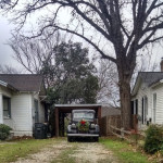 (An old truck decorated for the holidays in Georgetown, Texas.)