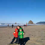 Walking with Cake: Haystack Rock, Cannon Beach, Oregon