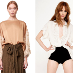 (Rodebjer's Patrina Fringe Top and Novella Royale's Frances Blouse in Cream.)