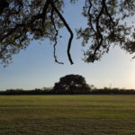 (A summer sunset on the family farm.)